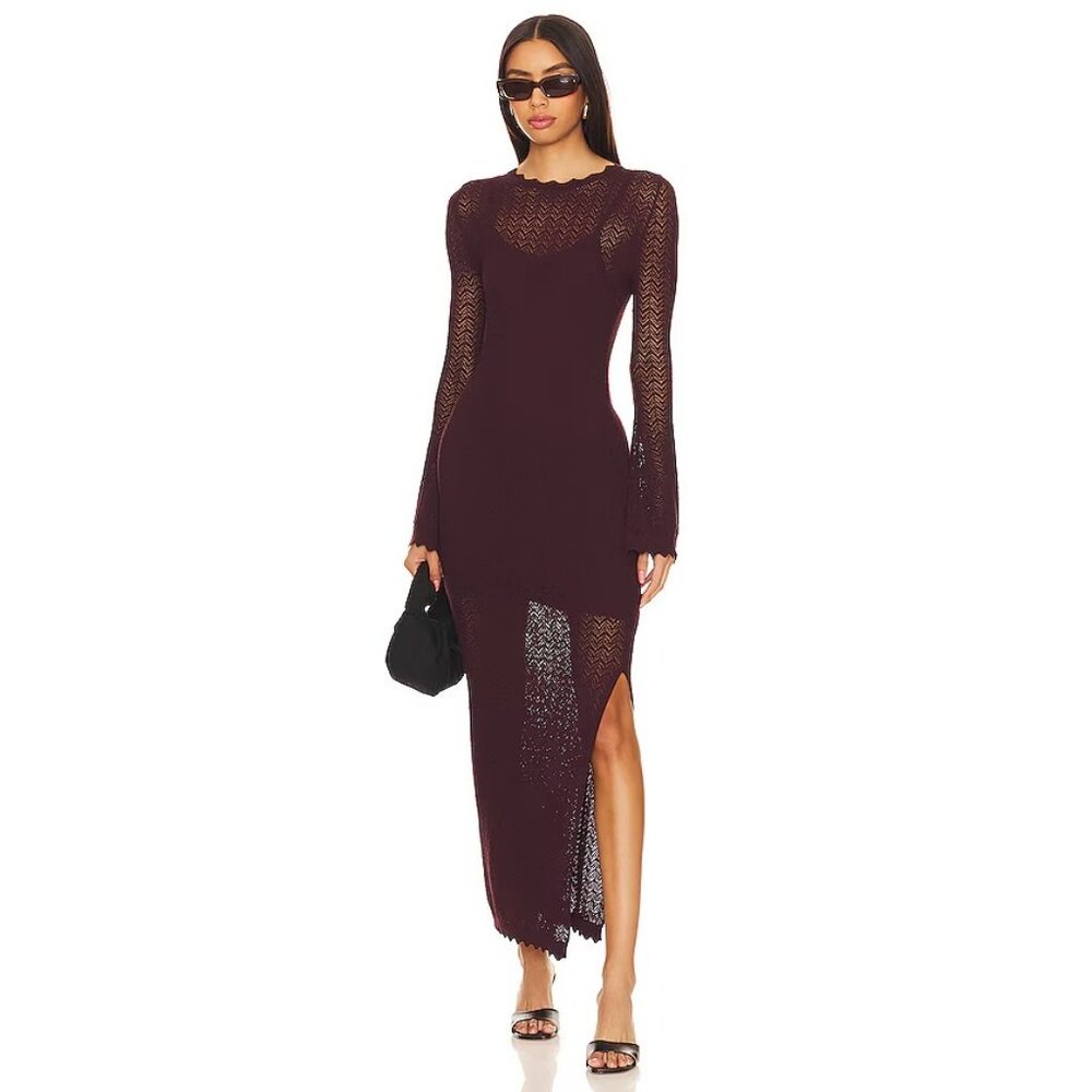 HEARTLOOM Monroe Dress in Coco Brown